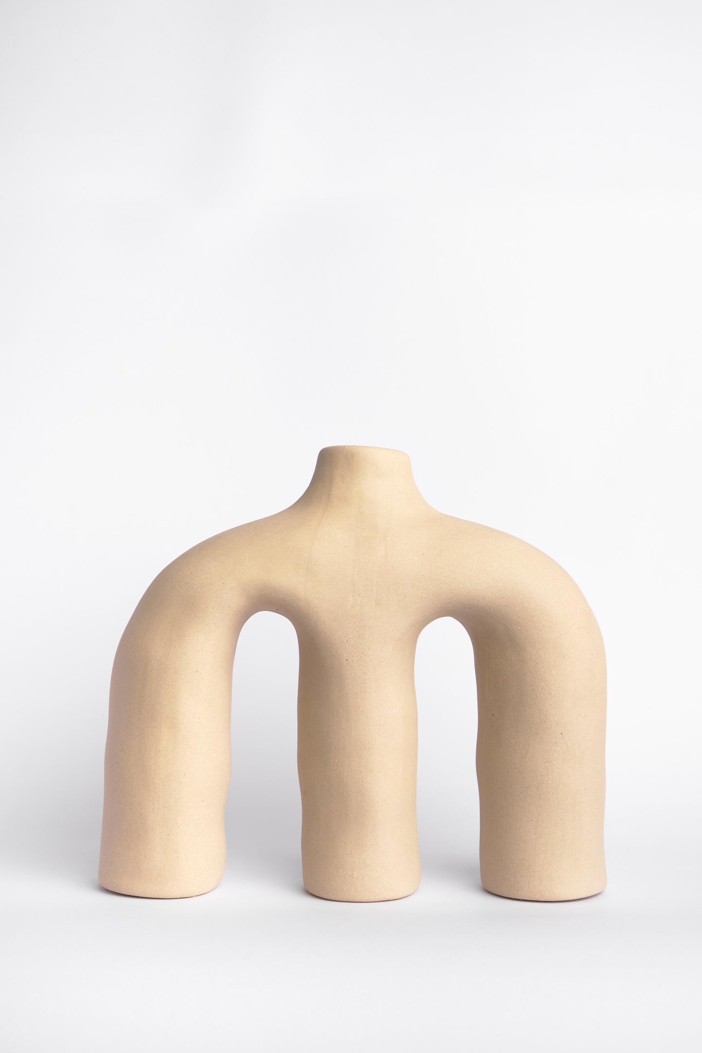 Three Legged Sculptural Ceramic Vase