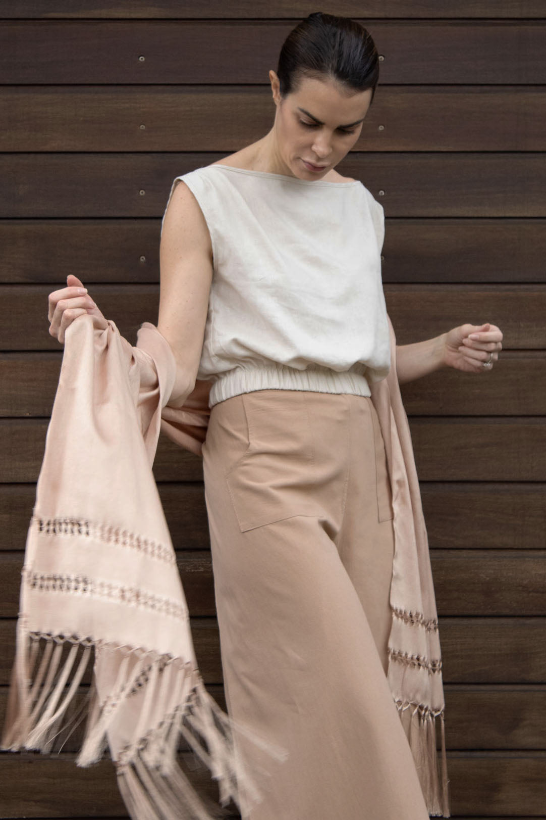 Bohemian Summer Linen Pants - Boho Tulum Style Wide Leg Trousers