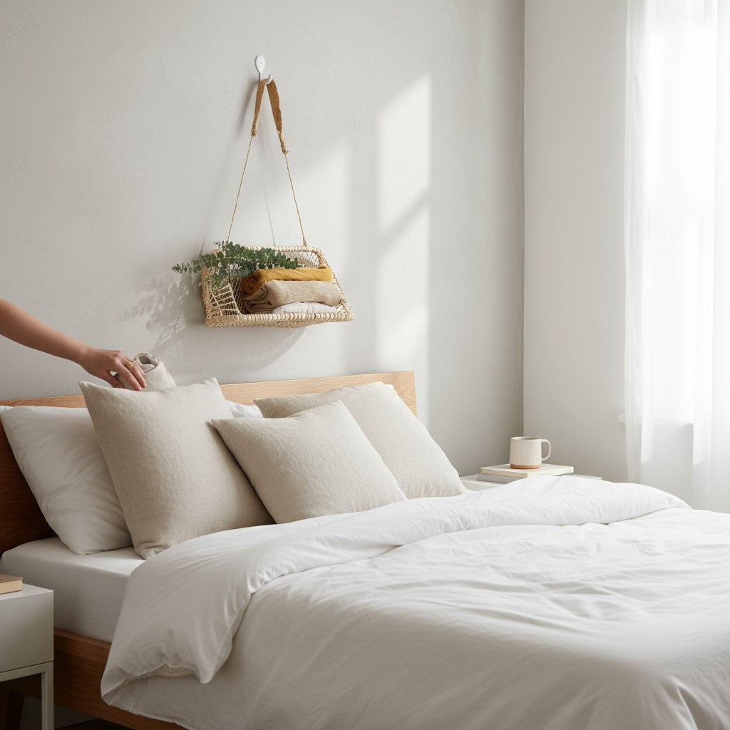 Medium Jonote Handwoven Wall Storage Hanging Basket