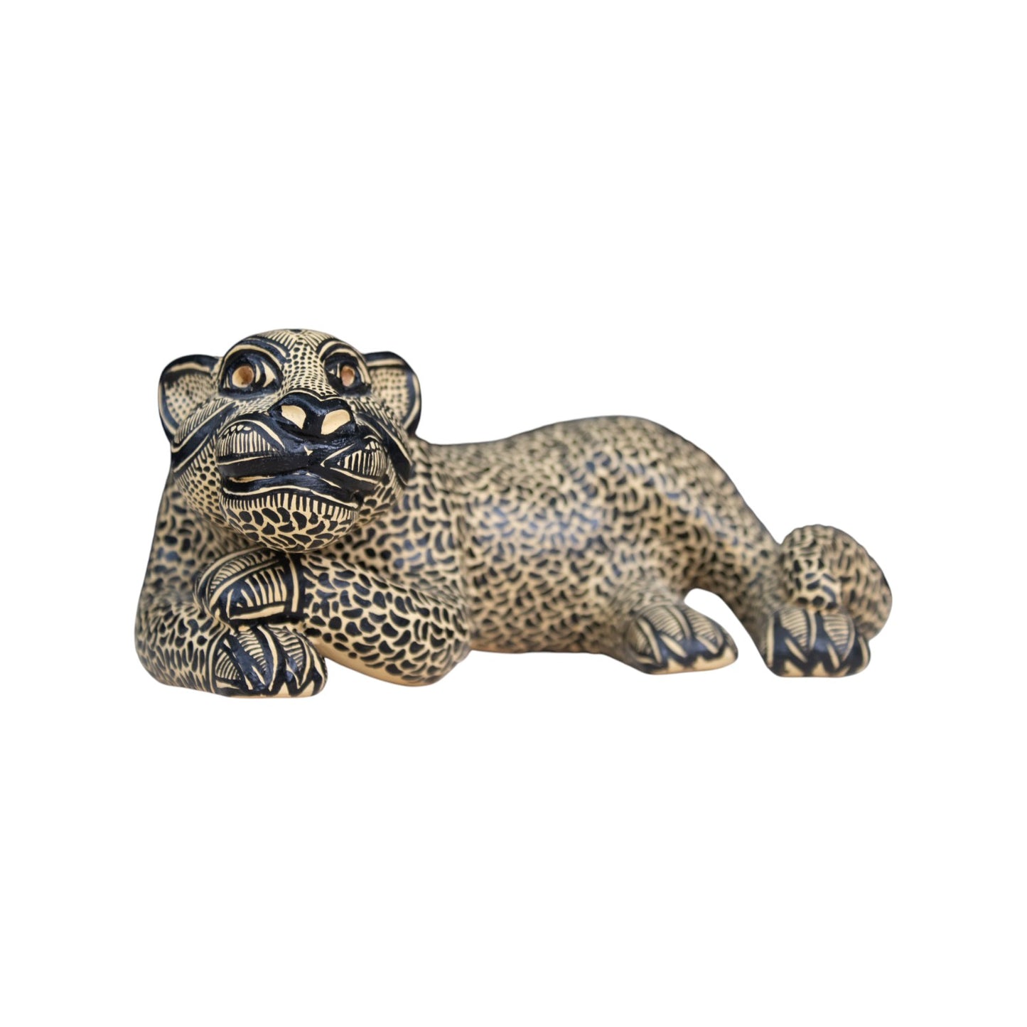Pottery Clay Mayan Jaguar Figurine