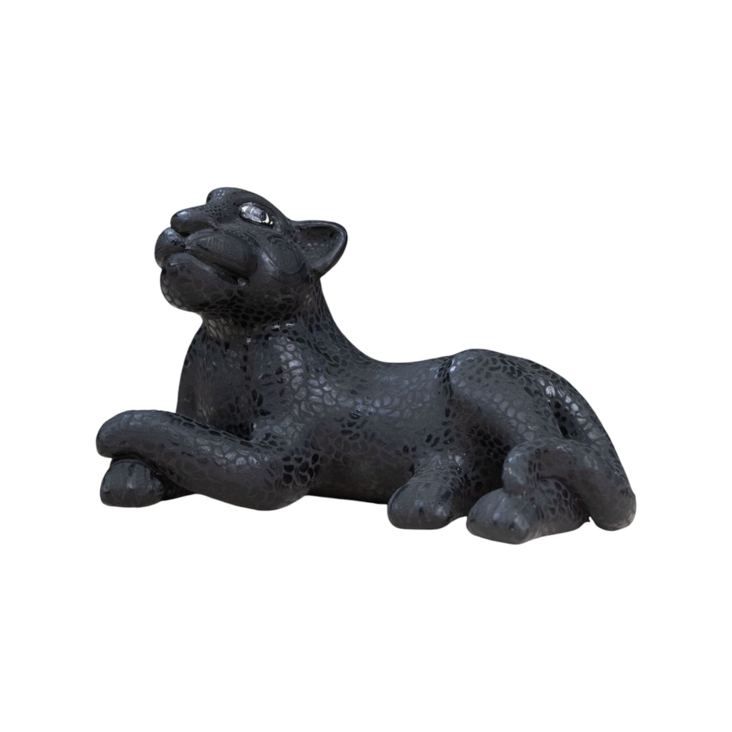 Handmade Clay Mayan Jaguar Sculpture – Medium