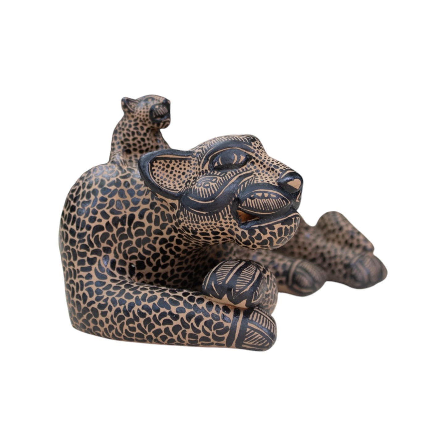 Pottery Clay Mayan Jaguar Figurine