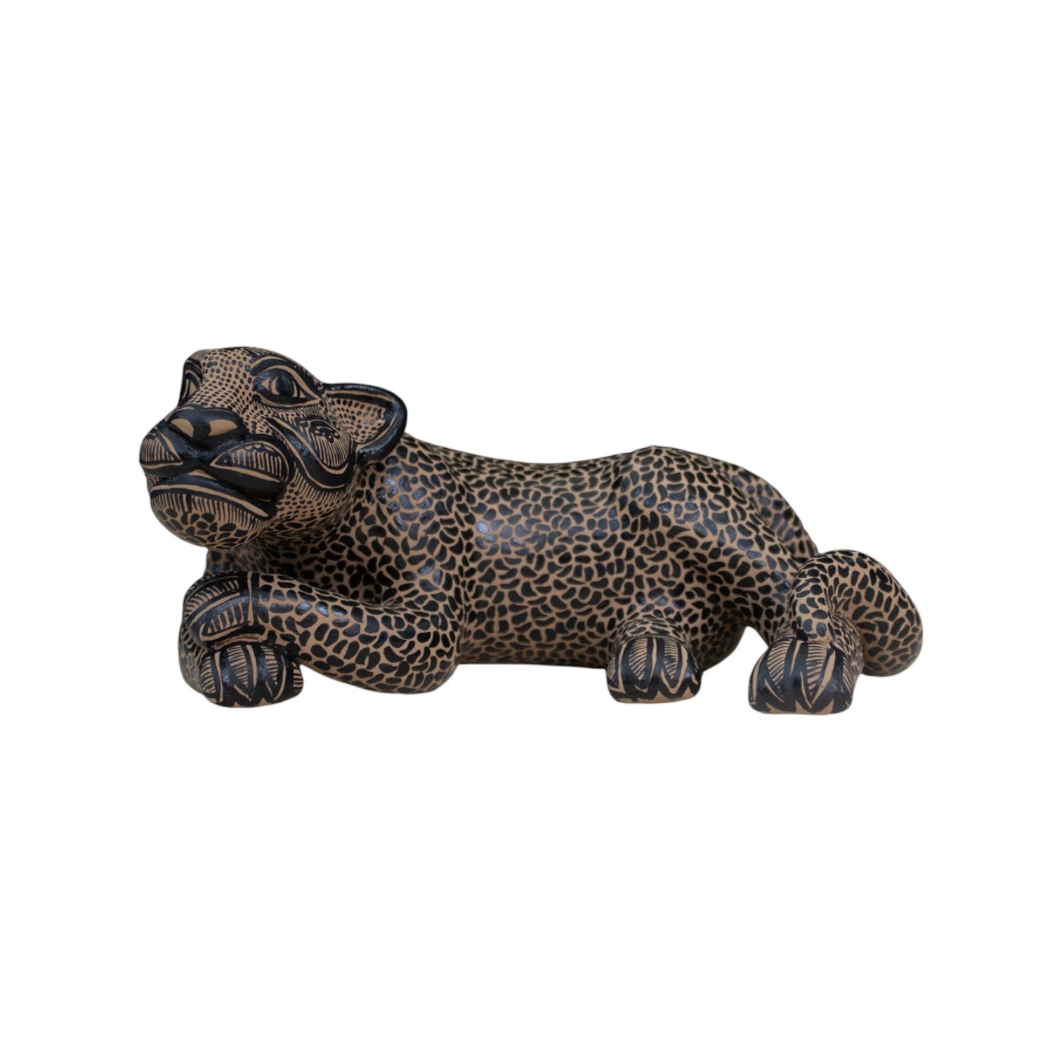 Pottery Clay Mayan Jaguar Figurine