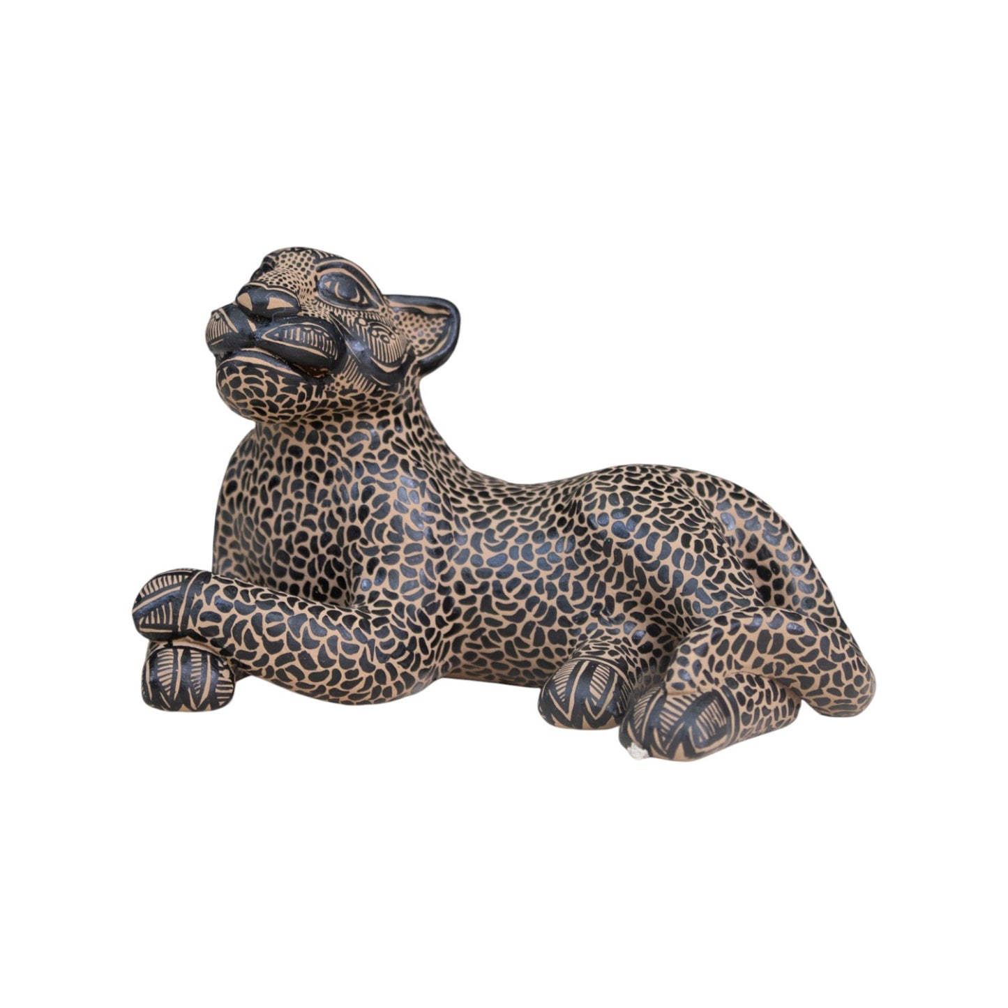Pottery Clay Mayan Jaguar Figurine