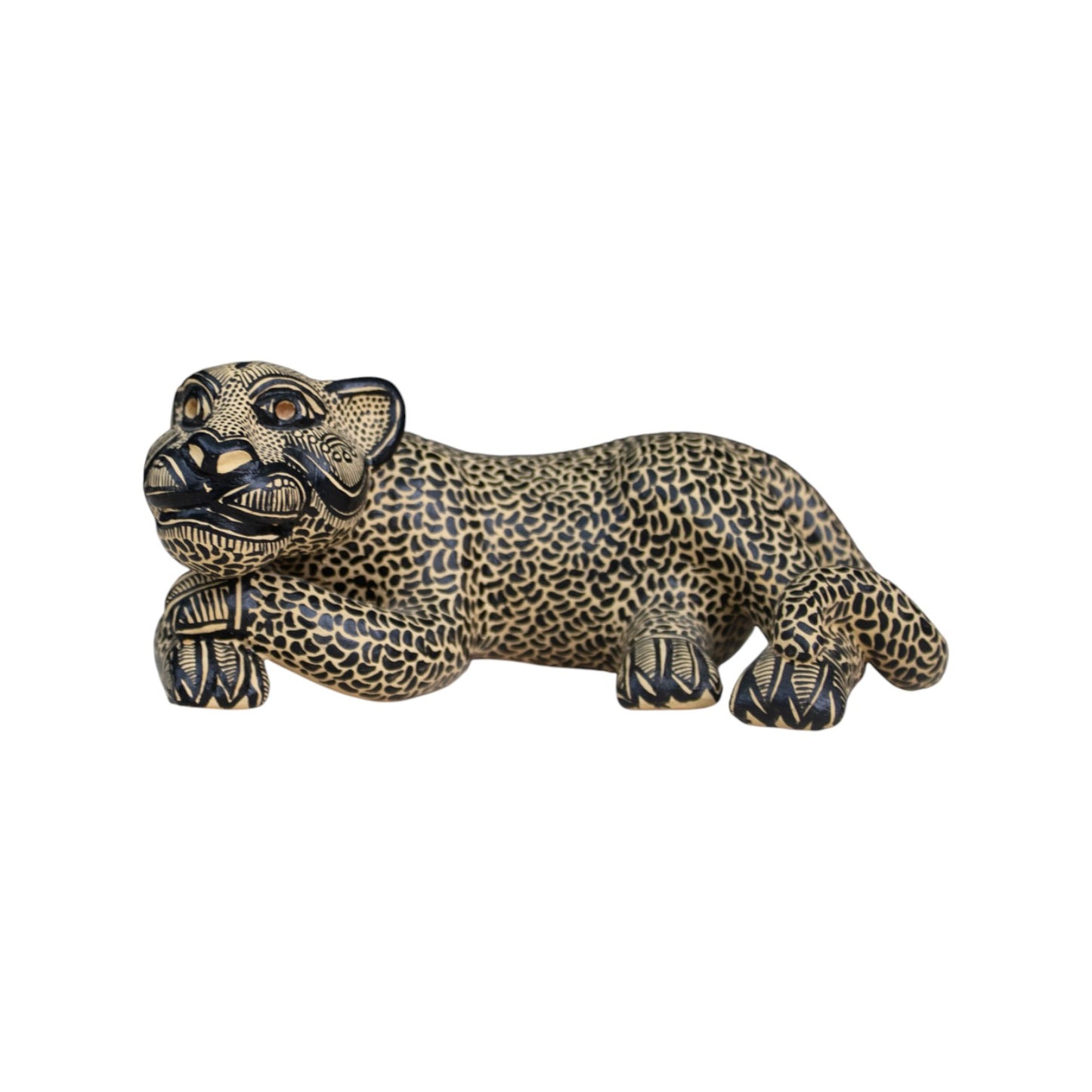 Pottery Clay Mayan Jaguar Figurine