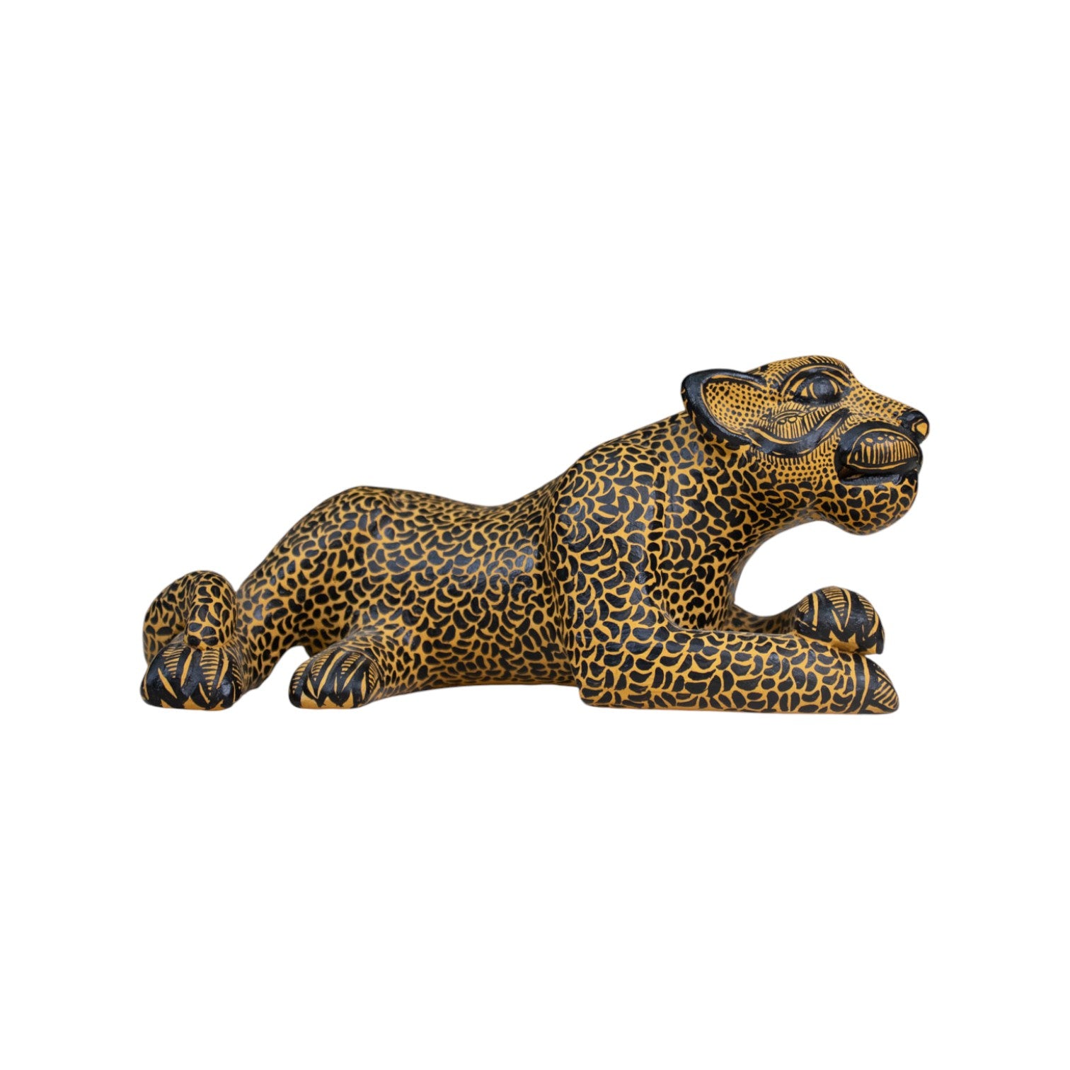 Pottery Clay Mayan Jaguar Figurine