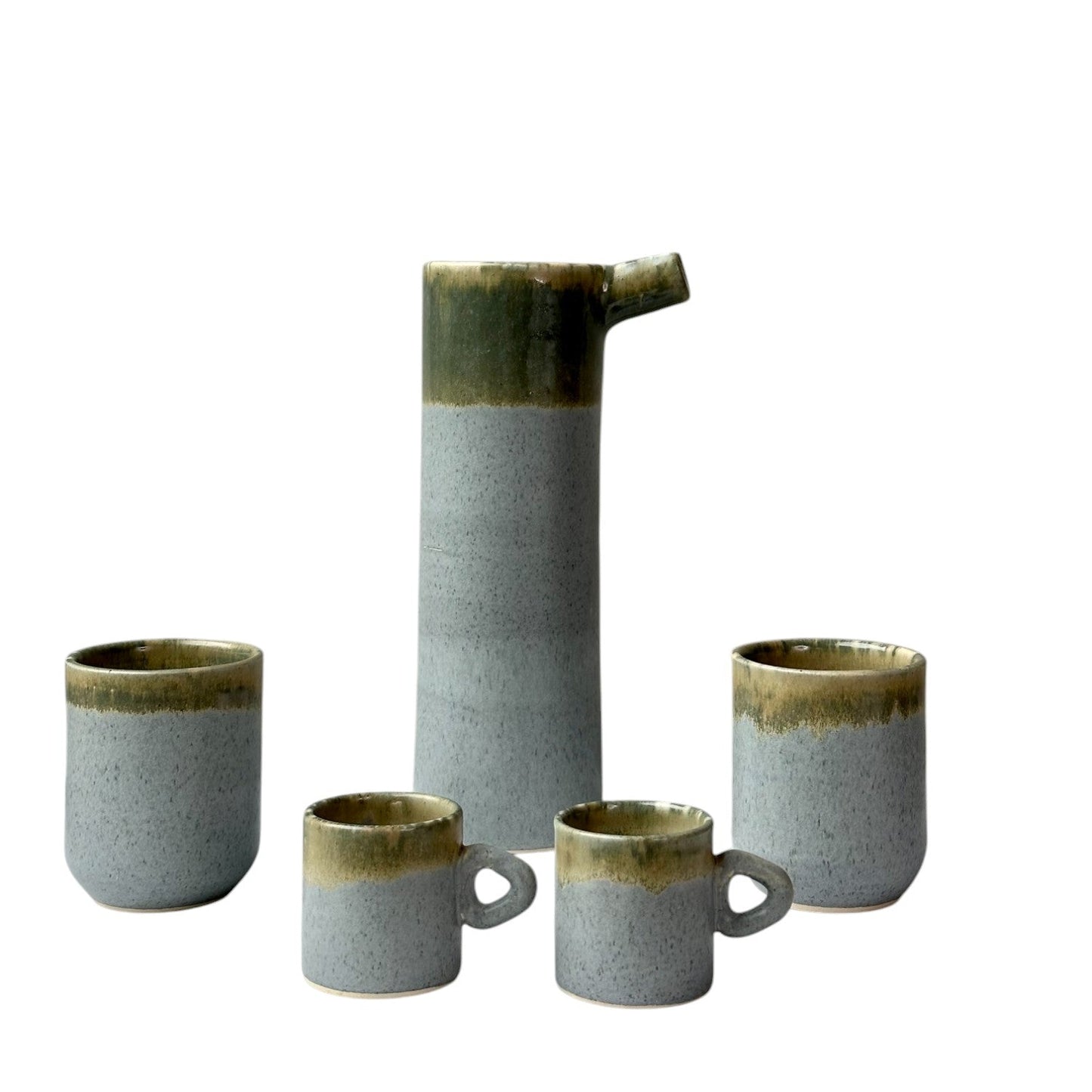Multicolor Ceramic Carafe