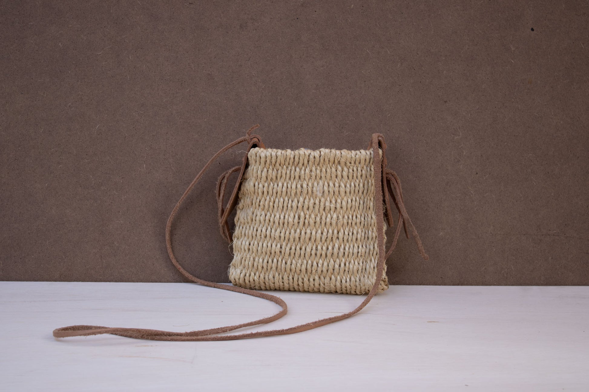 Natural Agave Crossbody Bag