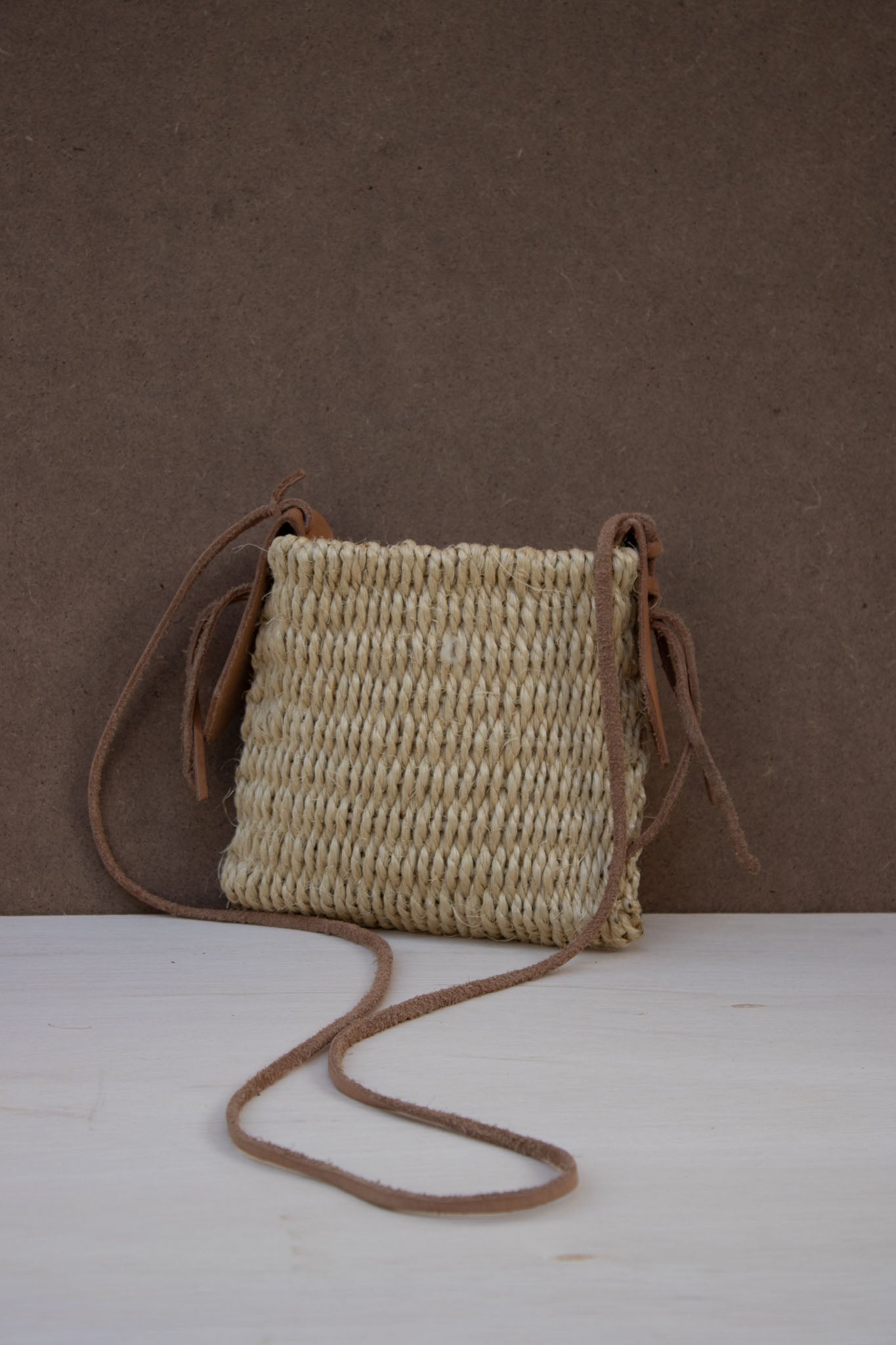 Natural Agave Crossbody Bag