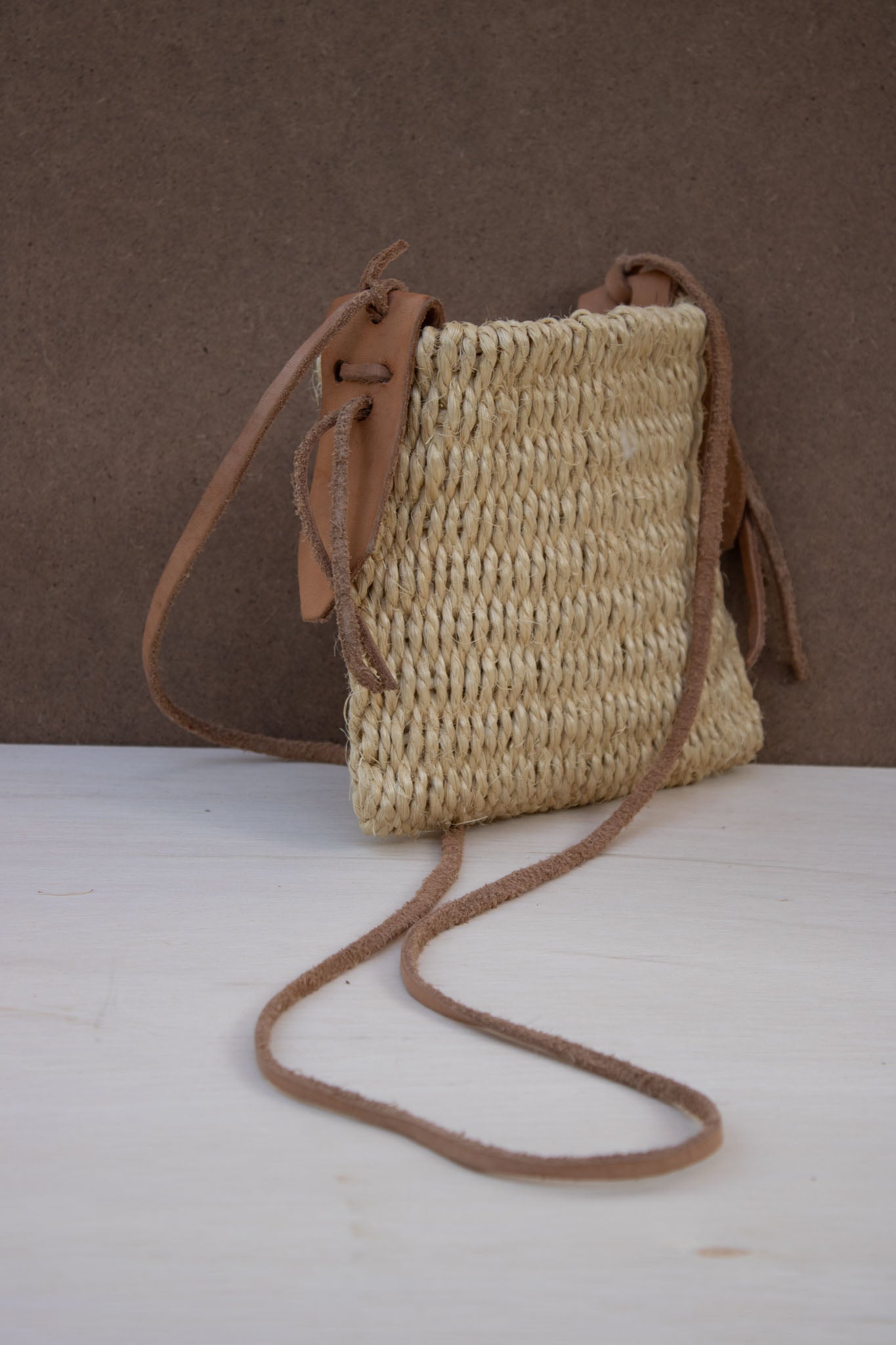 Natural Agave Crossbody Bag