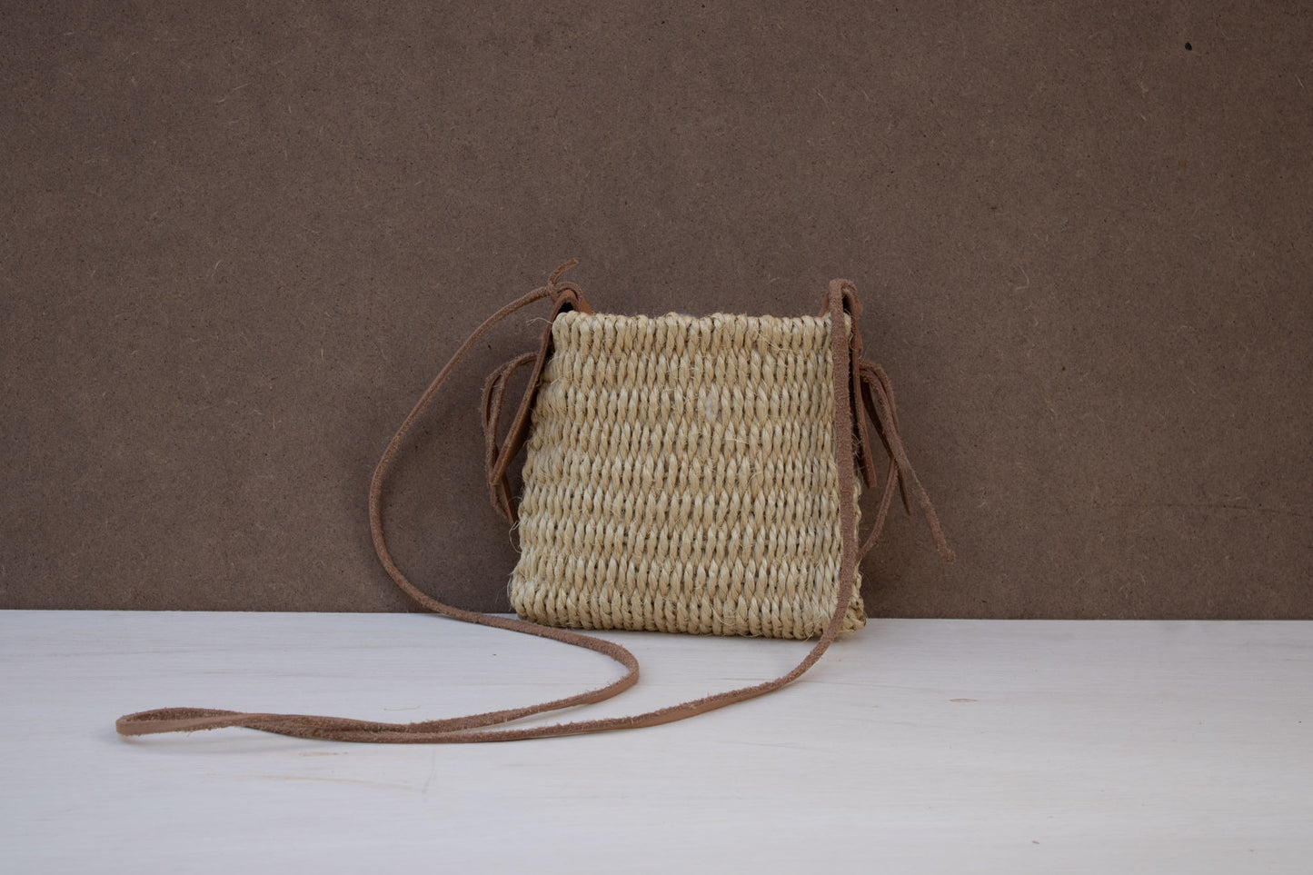 Natural Agave Crossbody Bag