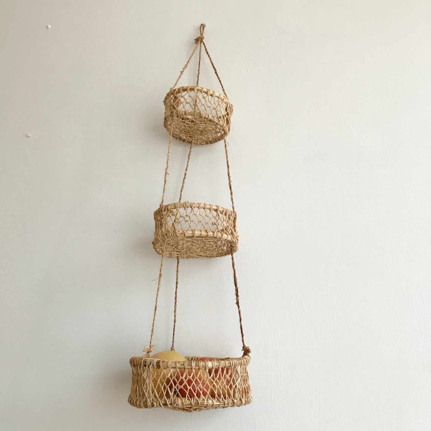 Handwoven Jonote Wall Hanging Basket Planter