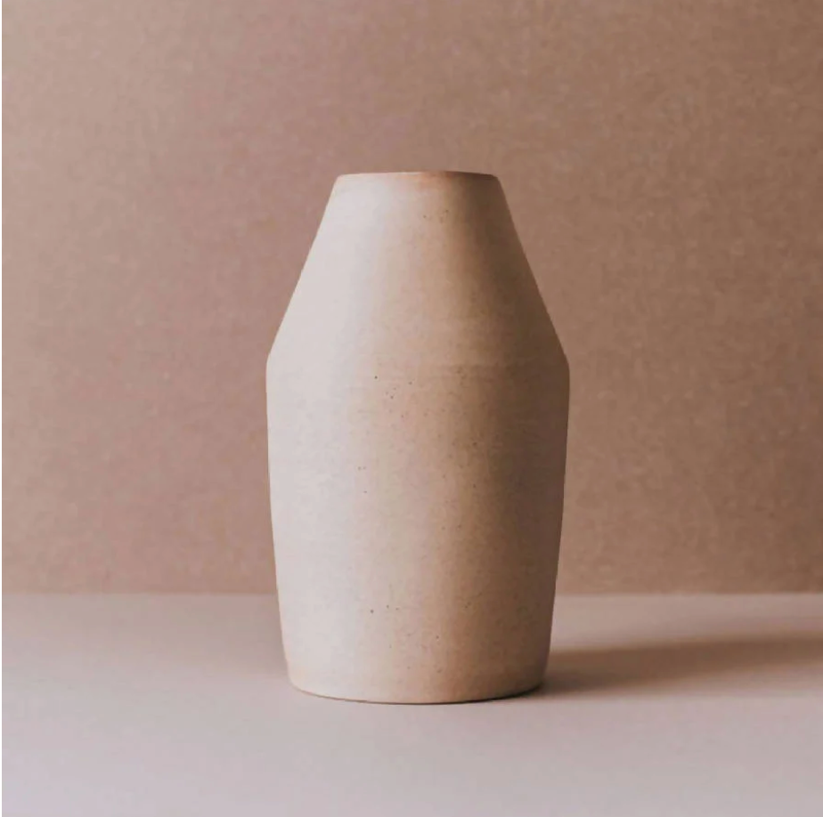 Torno Modern Sand Terracotta Vase