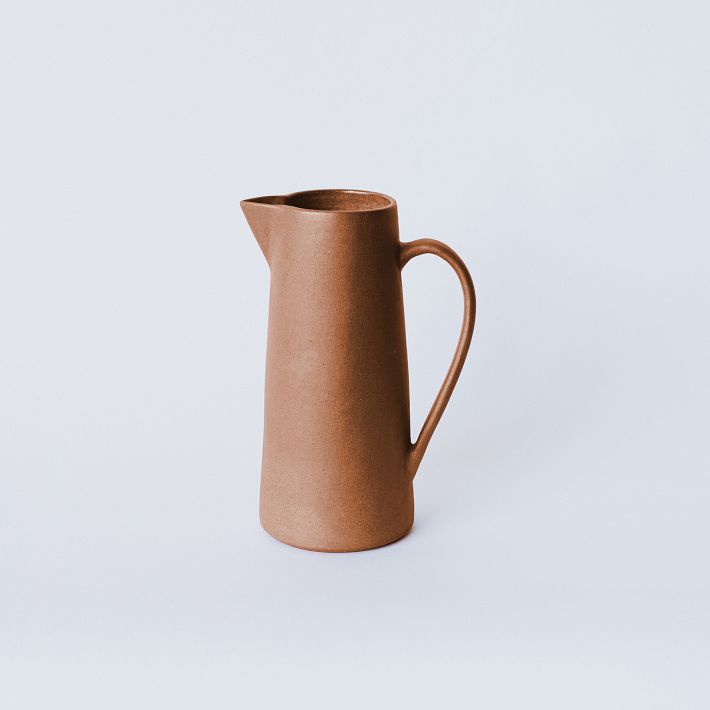 Terracotta Ceramic Tall Jug