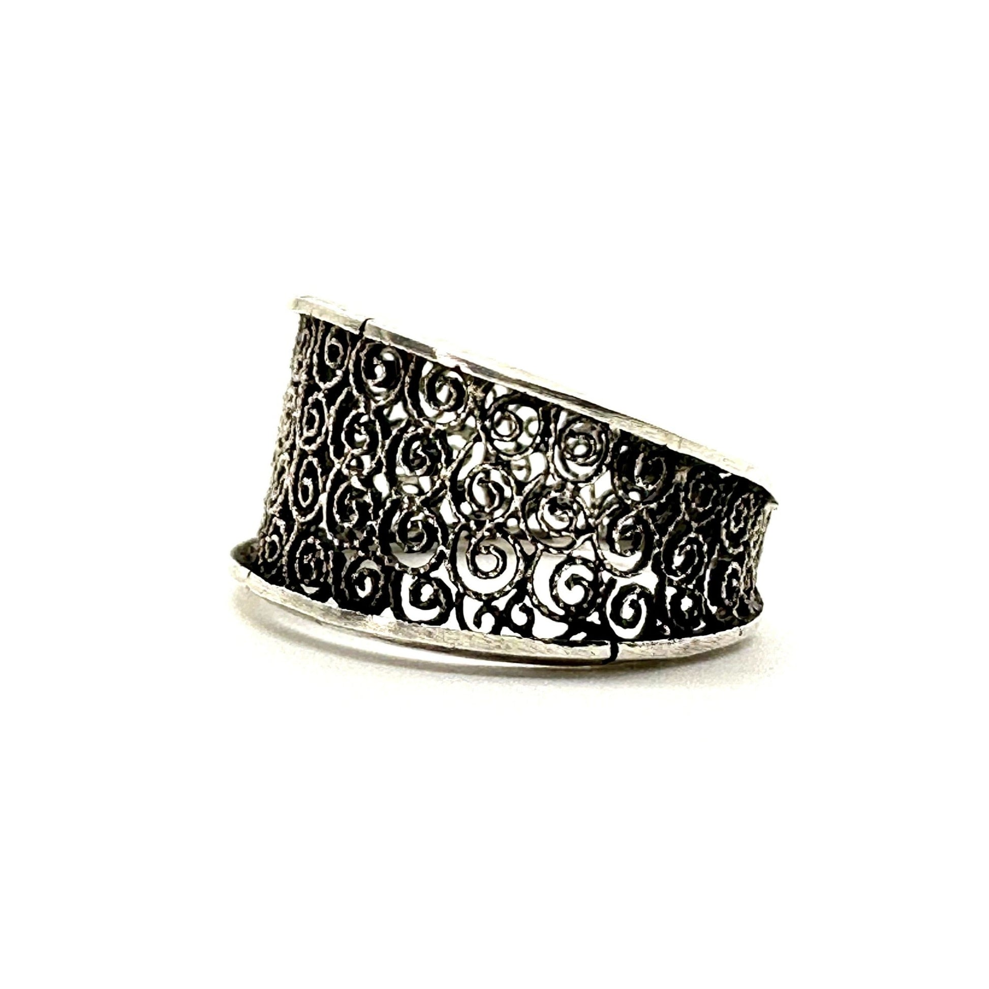 Filigree Silver Ring