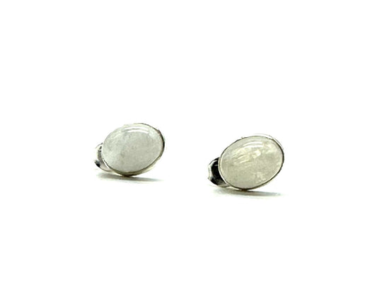 Moonstone Oval  Earrings 