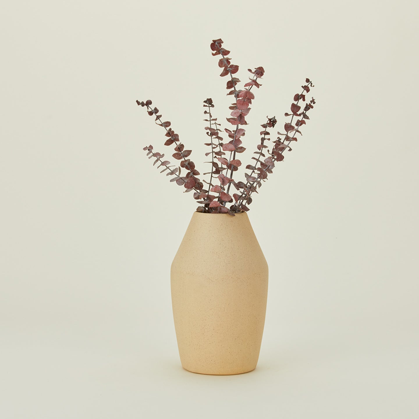 Torno Modern Sand Terracotta Vase 