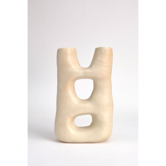 Double Stem Portal Sculpture Vase