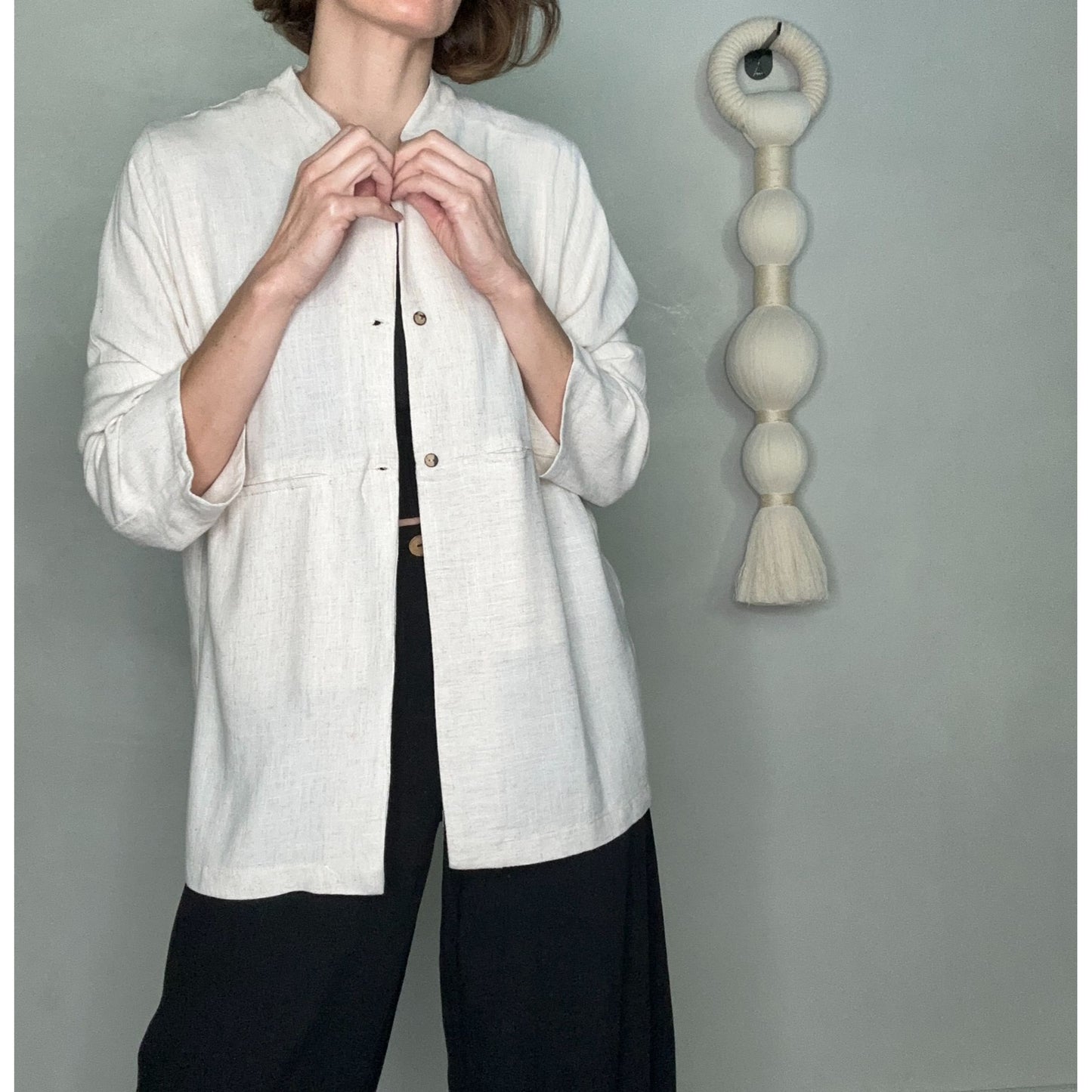 Linen Button-Up Shirt