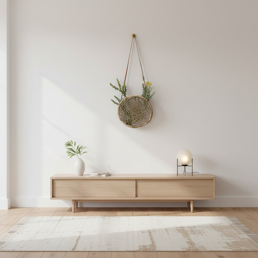 Circular Jonote Wall Hanging Basket