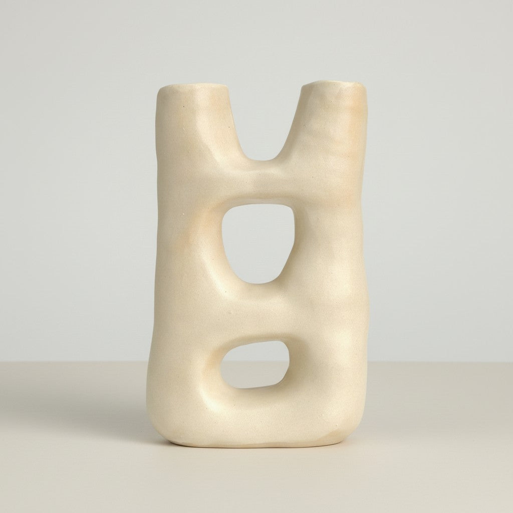 Double Portal Sculptural Vase