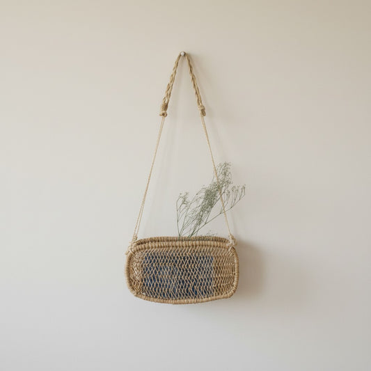 Rectangular Jonote Wall Hanging Basket