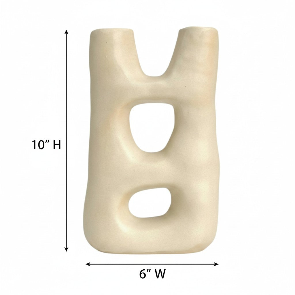 Double Portal Sculptural Vase