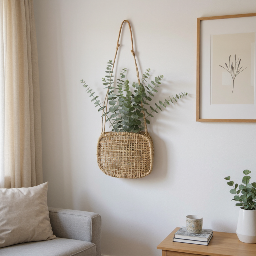 Square Jonote Wall Hanging Basket