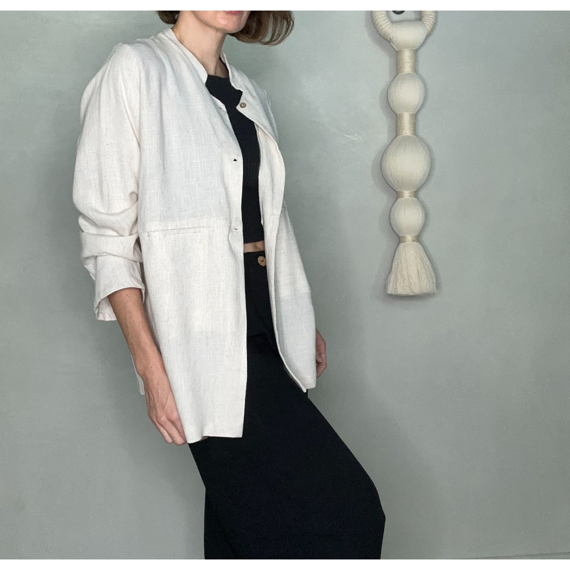 Linen Button-Up Shirt