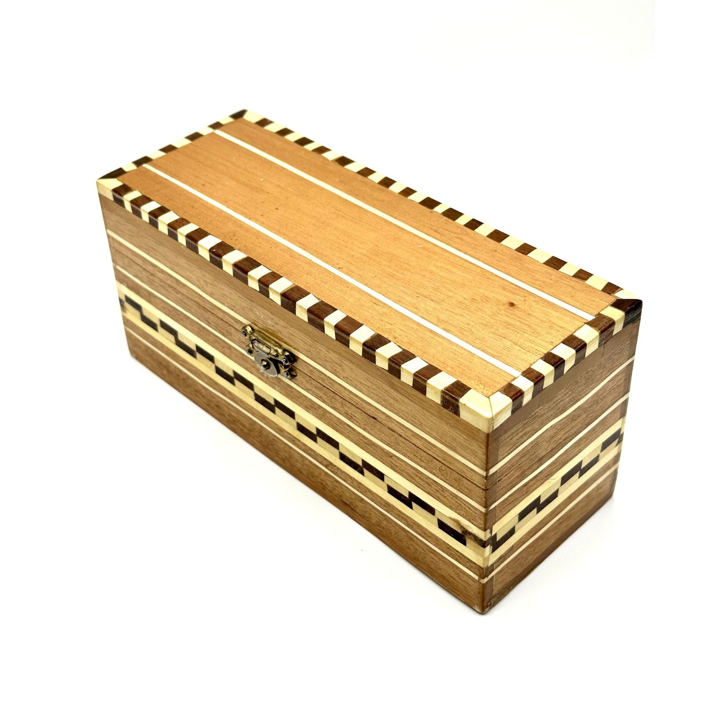 Inlaid Wooden Jewelry Box