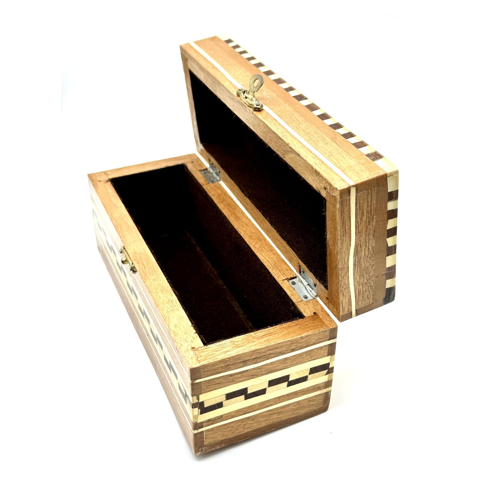 Inlaid Wooden Jewelry Box