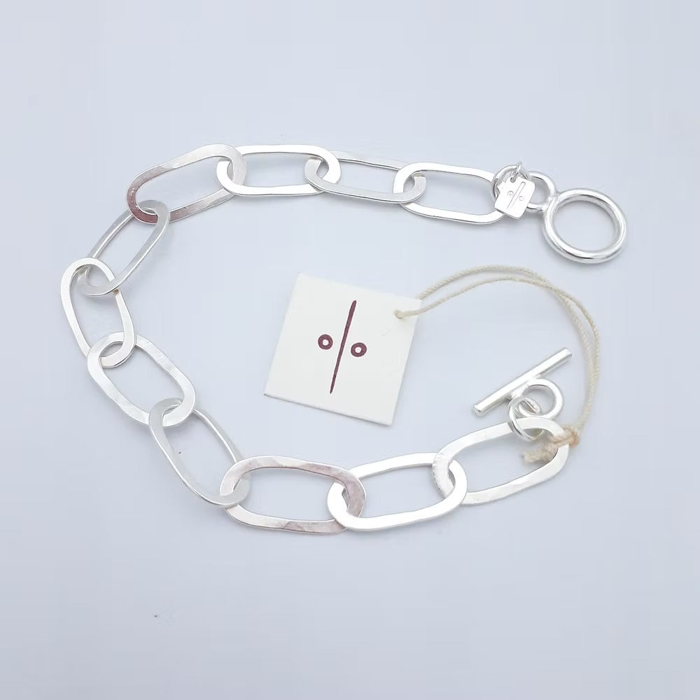 Handmade Oval Link Bracelet