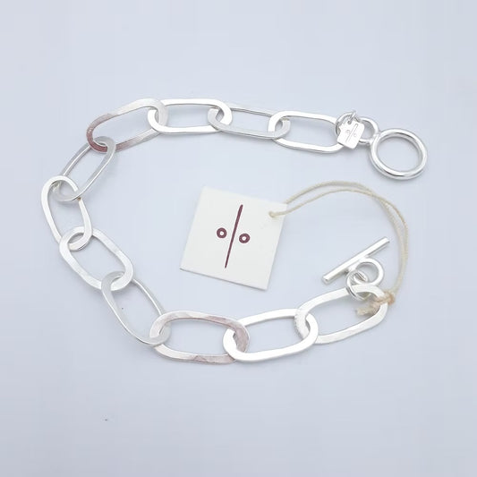 Handmade Oval Link Bracelet