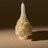 Casa Viviana Sculptural Beeswax Floral Candle - Small